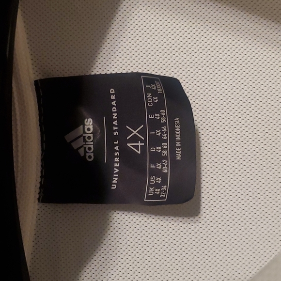 ADIDAS WHITE 4X WHITE MESH SHORT SLEEVE CROP TOP - Picture 4 of 8